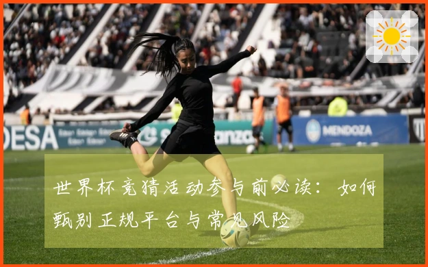 世界杯竞猜活动参与前必读：如何甄别正规平台与常见风险