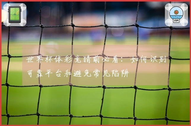 世界杯体彩竞猜前必看：如何识别可靠平台和避免常见陷阱