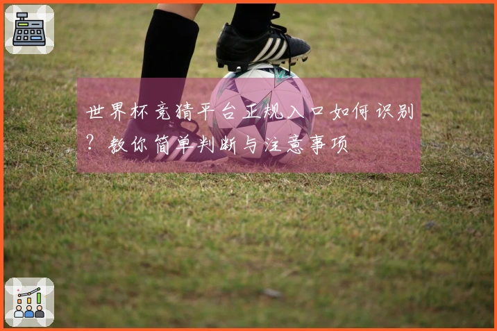 世界杯竞猜平台正规入口如何识别？教你简单判断与注意事项