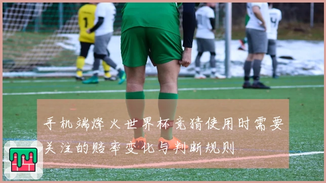 手机端烽火世界杯竞猜使用时需要关注的赔率变化与判断规则